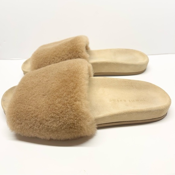 Jenni Kayne Shearling Slides Sandals